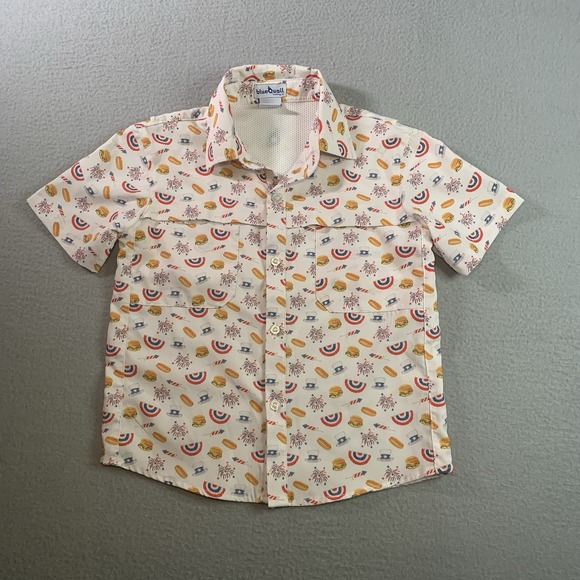 Blue Quail Clothing Co. Other - Boys Blue Quail Clothing Co Dry-Fit | Size 4T 4th Of just Print UPF 50+